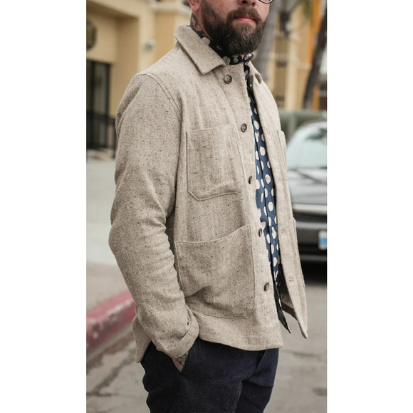 *Flawed Rogue Territory RGT Tweed Lightweight Shacket Men's Medium H12145 - Picture 1 of 8